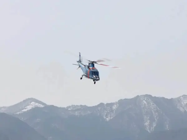 山形県警ヘリ「がっさん」がやってきた！