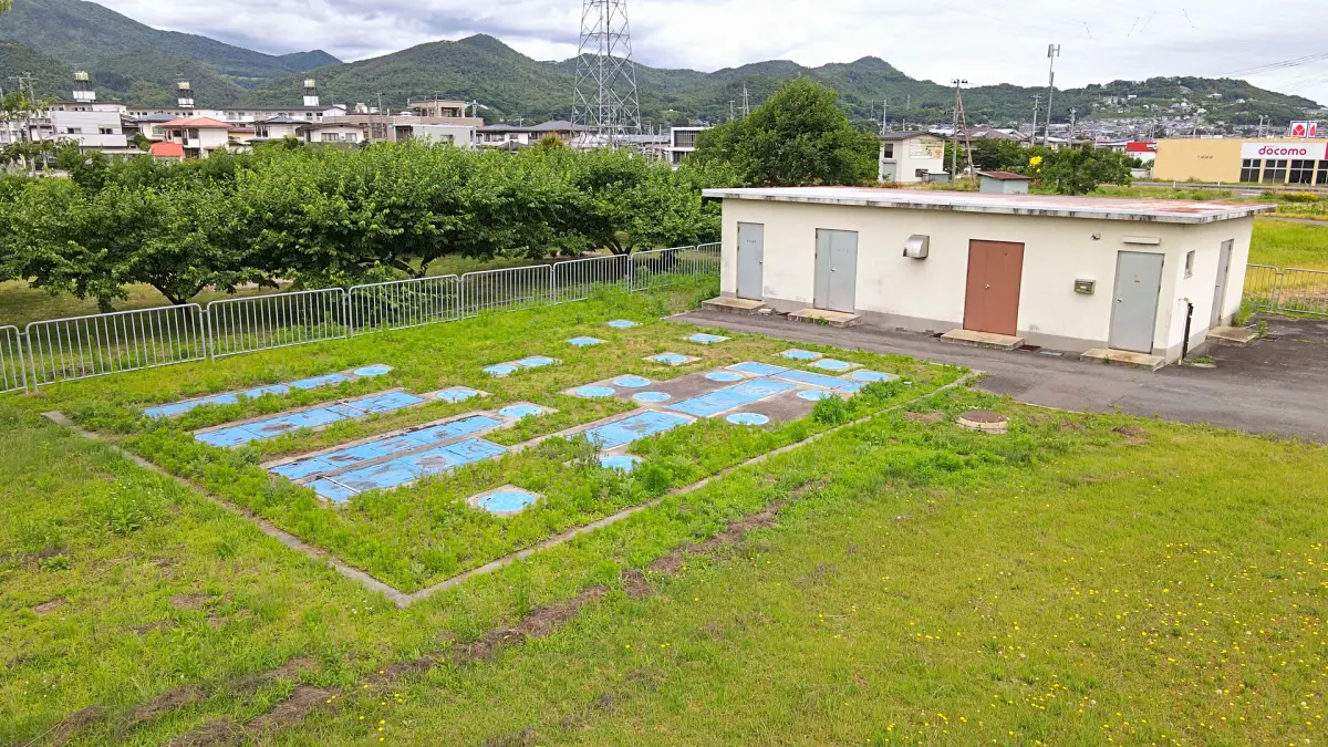 農業集落排水 糸目金生処理場 = 2021年7月2日 仙石高畑