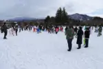 雪上でかるたやスノーフラッグ、市民公園で「けやきの森の雪あそび」あの4人が企画